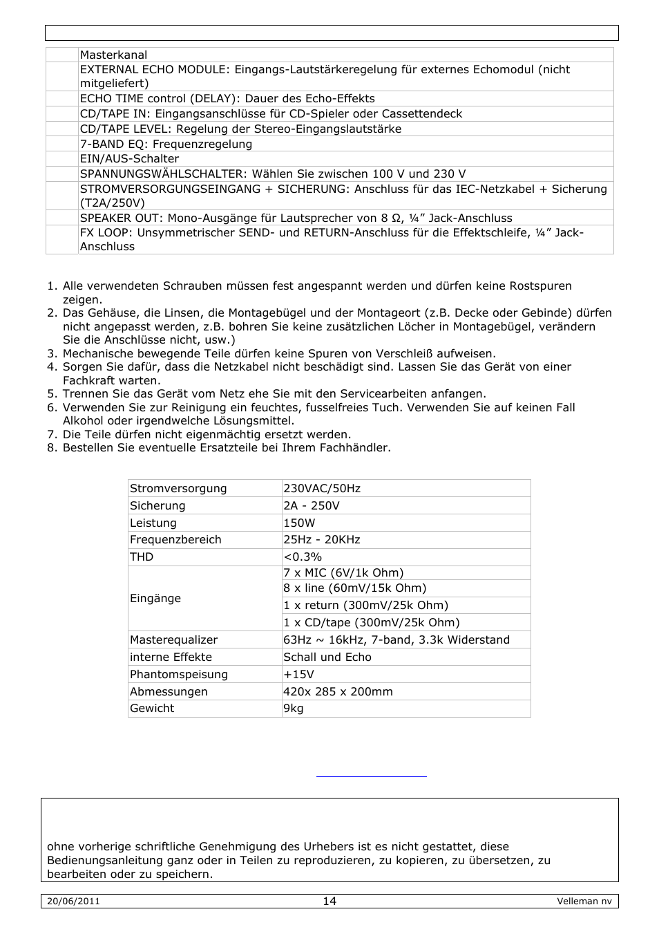 Velleman VDSPROM8 User Manual | Page 14 / 16