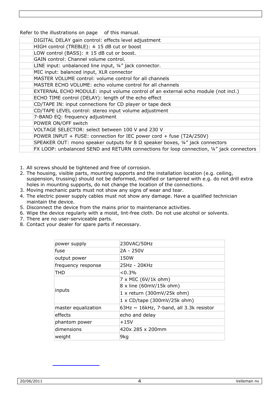 Velleman VDSPROM8 User Manual | Page 4 / 16