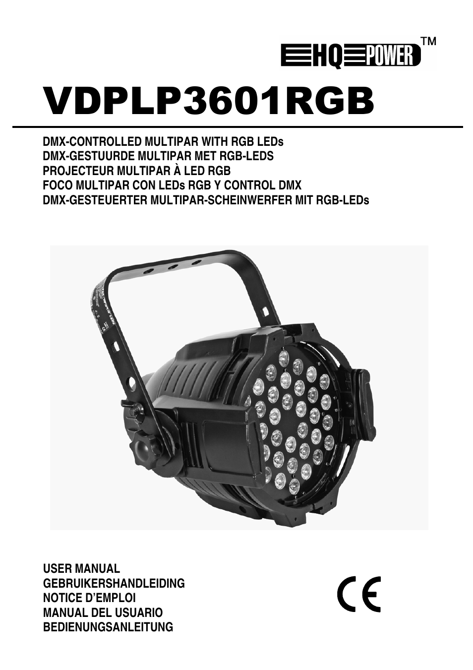 Velleman VDPLP3601RGB User Manual | 23 pages