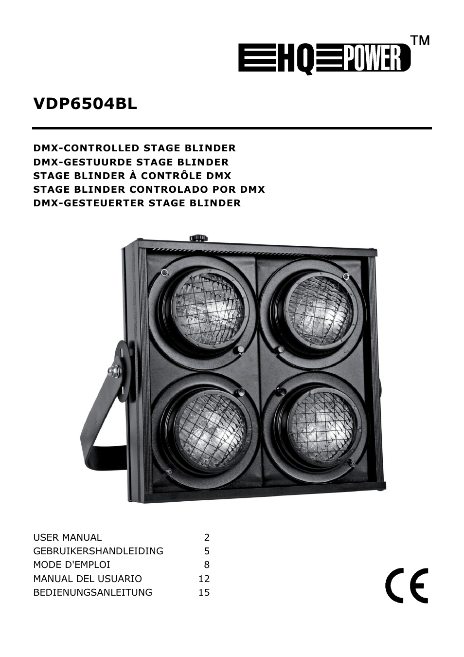 Velleman VDP6504BL User Manual | 20 pages