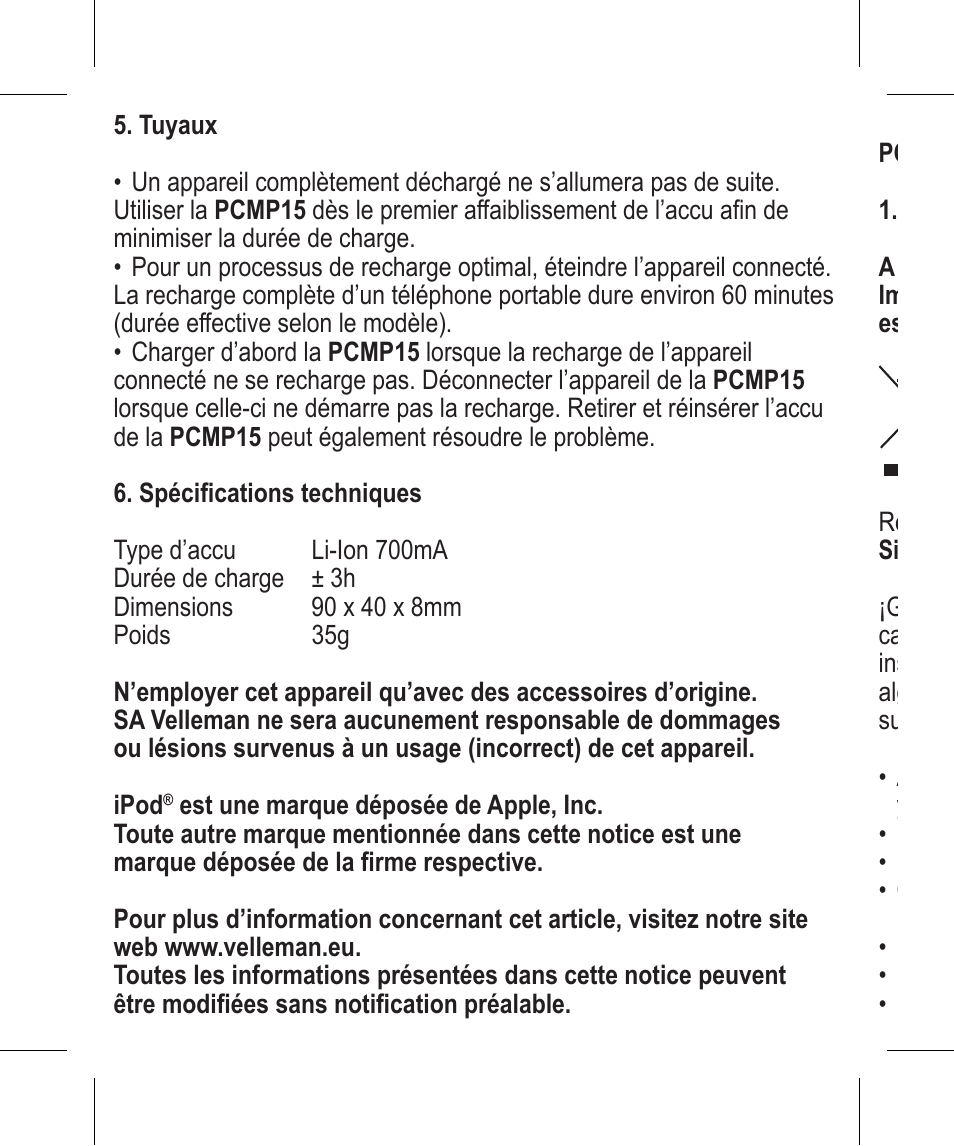 Velleman PCMP15 User Manual | Page 14 / 24