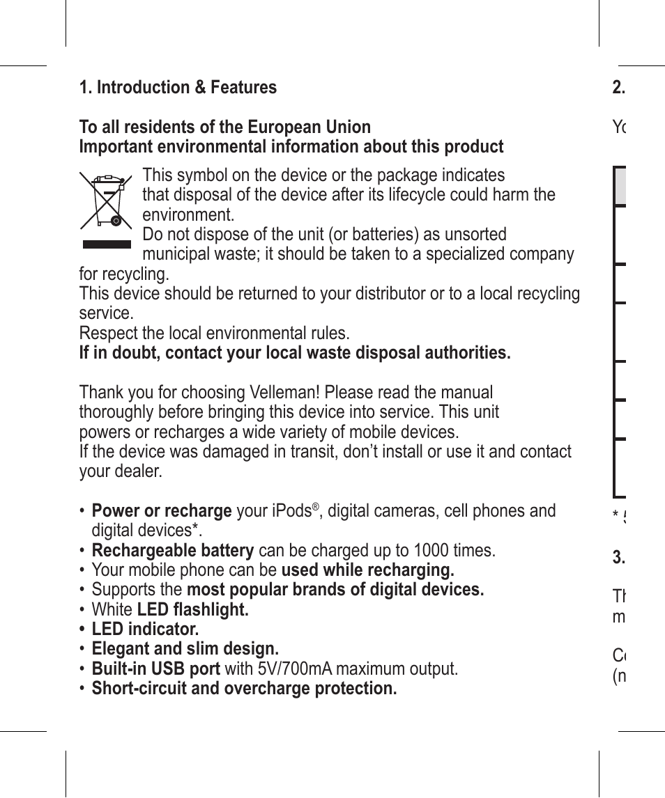 Velleman PCMP15 User Manual | Page 2 / 24