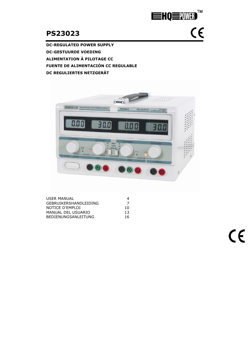 Velleman PS23023 User Manual | 20 pages