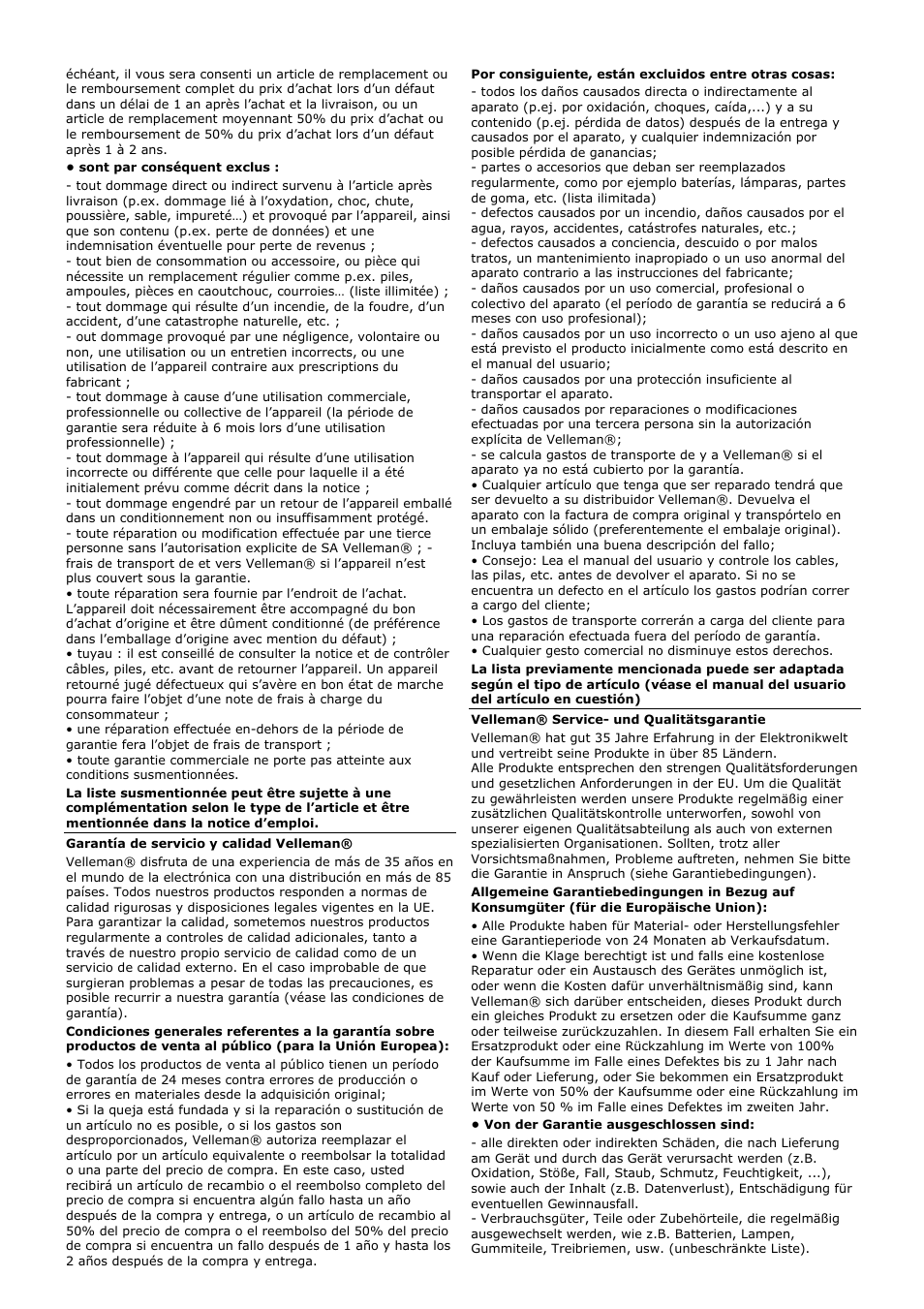 Velleman WB023 User Manual | Page 13 / 14