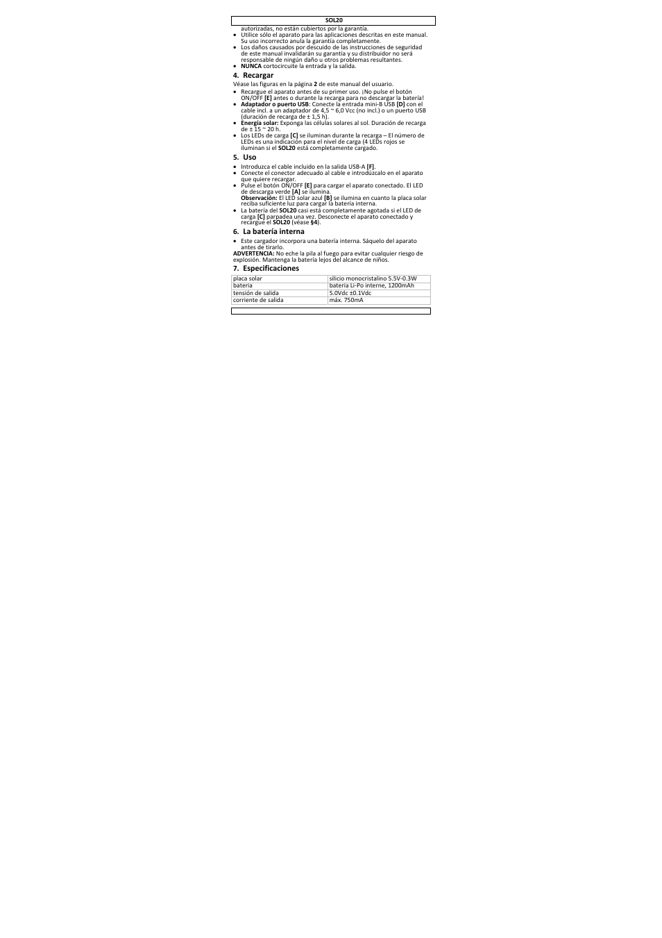 Velleman SOL20 User Manual | Page 12 / 23