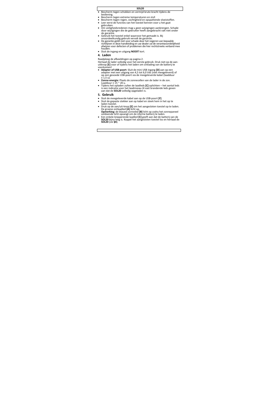 Velleman SOL20 User Manual | Page 7 / 23