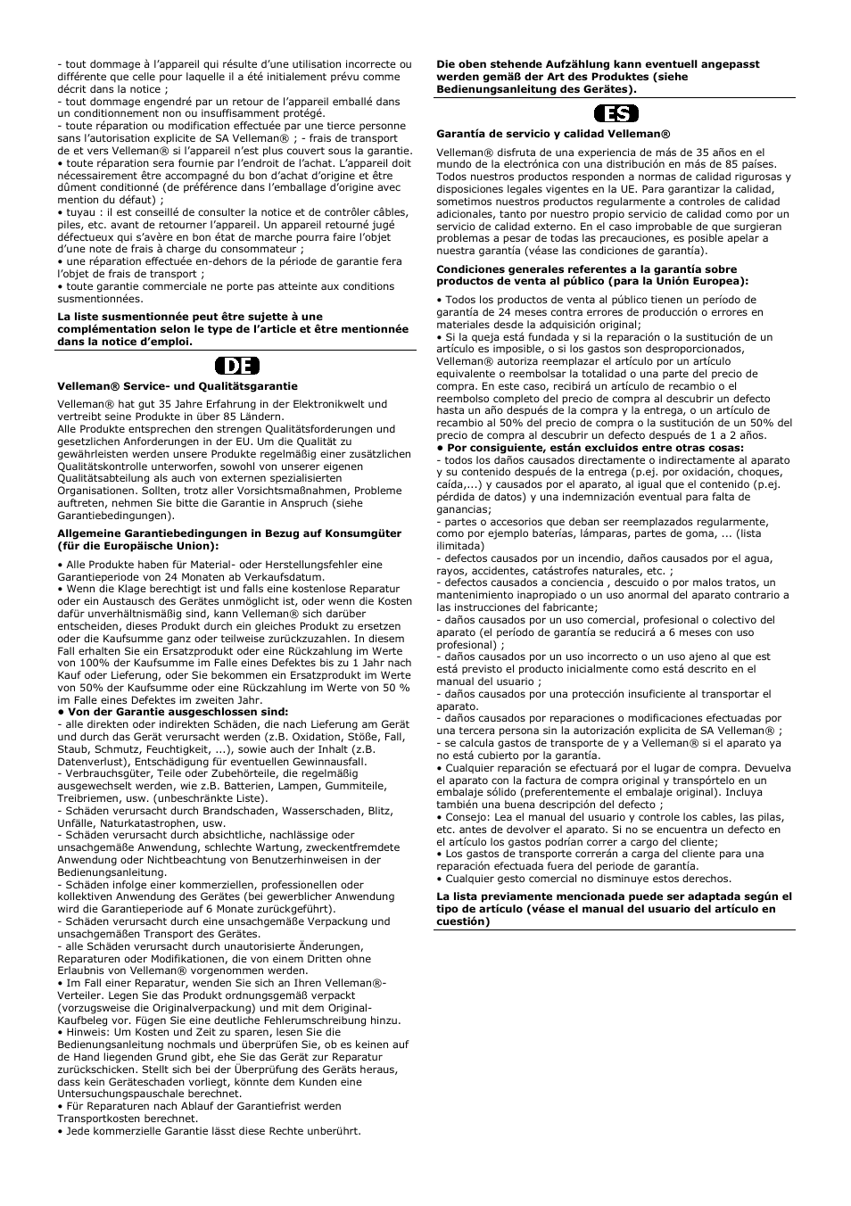 Velleman VDL4DL2 User Manual | Page 16 / 16