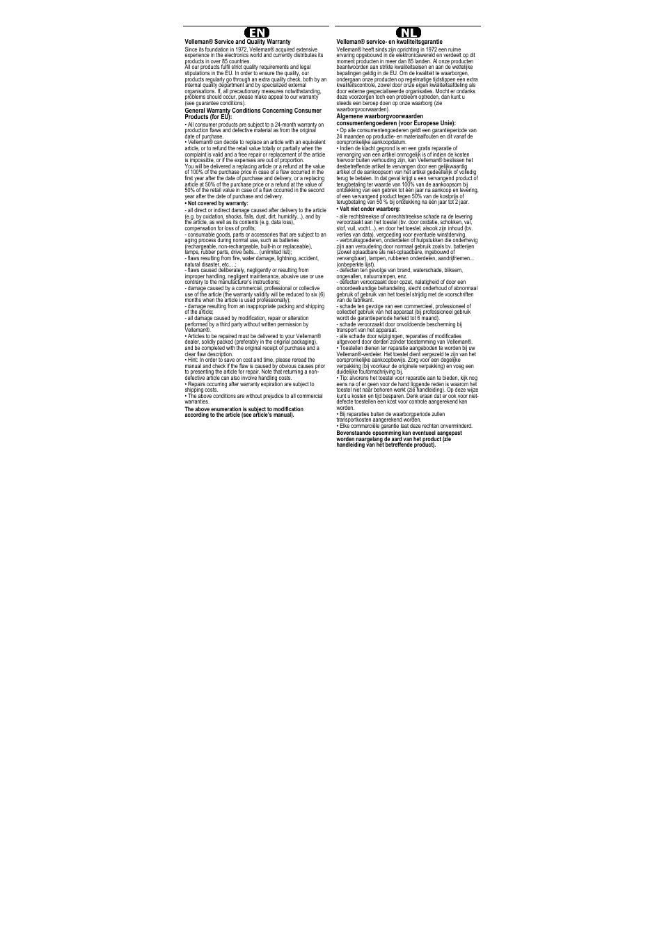 Velleman XML21 User Manual | Page 17 / 20