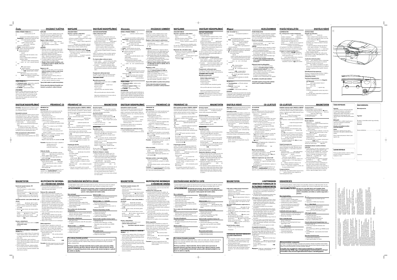 Ac m ains | Philips AZ1310 User Manual | Page 5 / 9