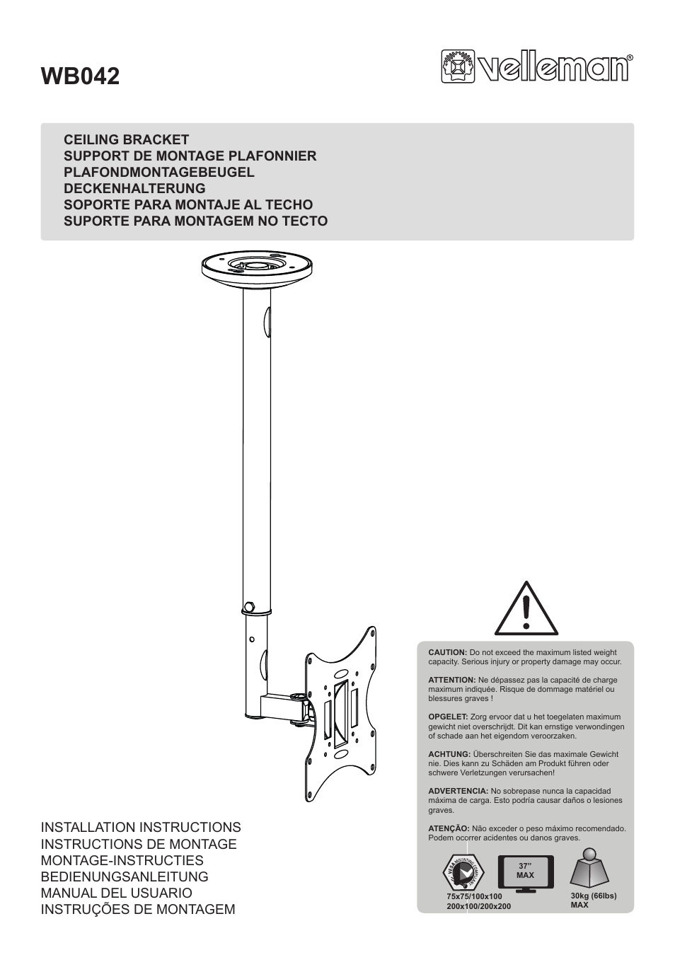 Velleman WB042 User Manual | 10 pages