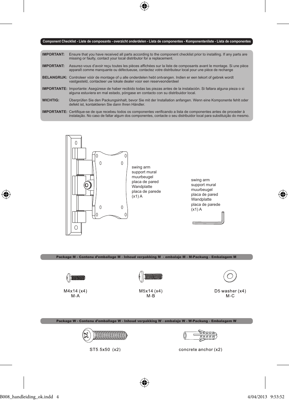 Velleman WB008 User Manual | Page 4 / 11