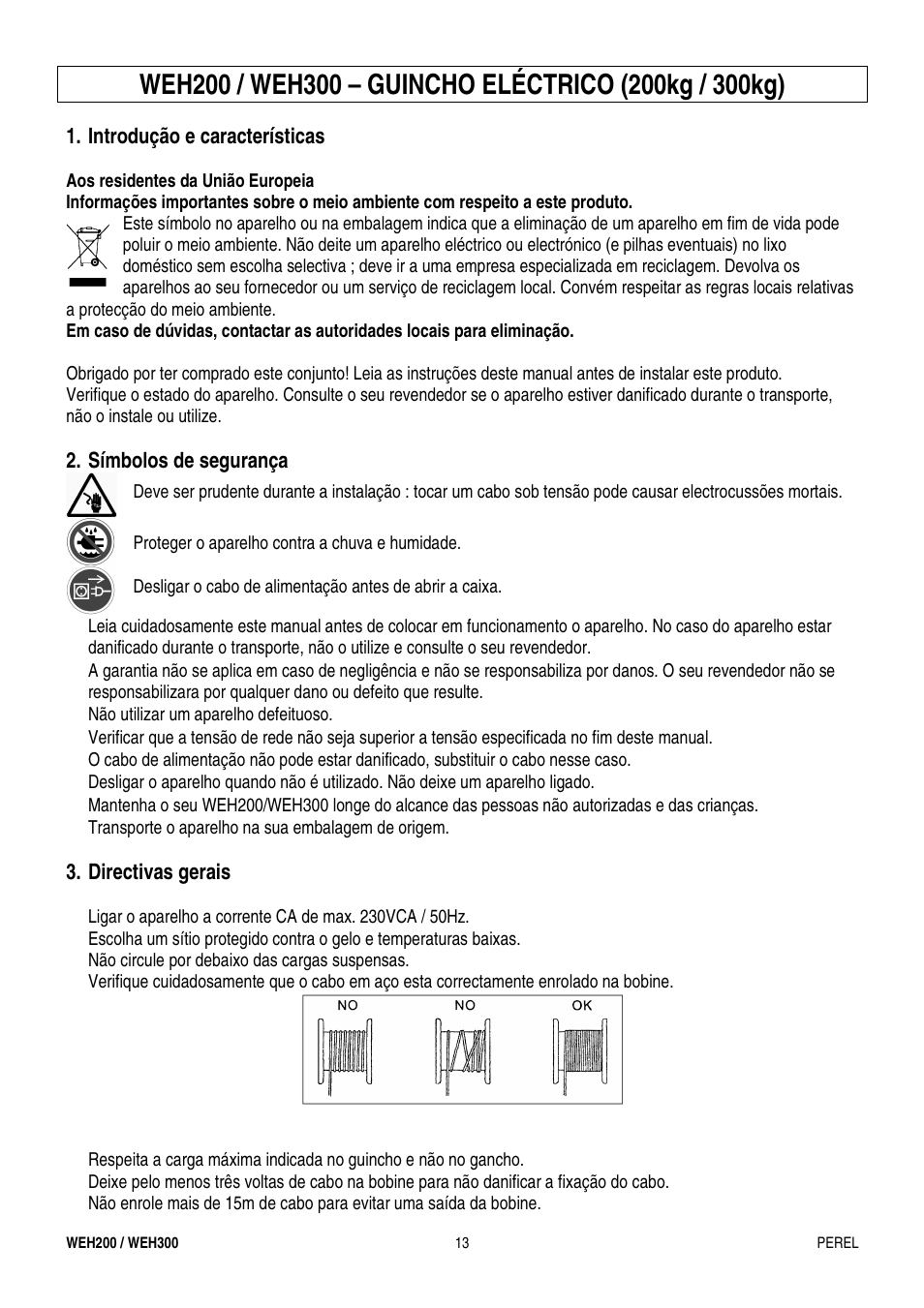 Velleman WEH200 User Manual | Page 13 / 16