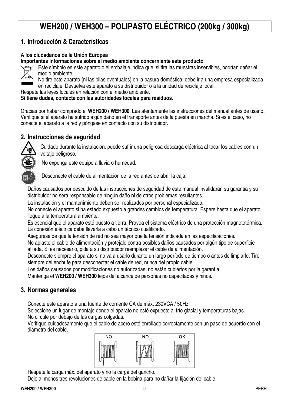Velleman WEH200 User Manual | Page 9 / 16