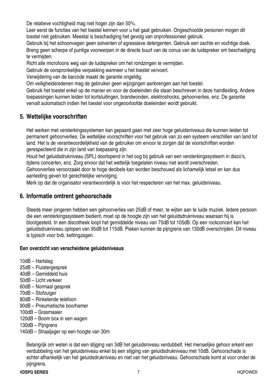 Velleman VDSPG15 User Manual | Page 7 / 17