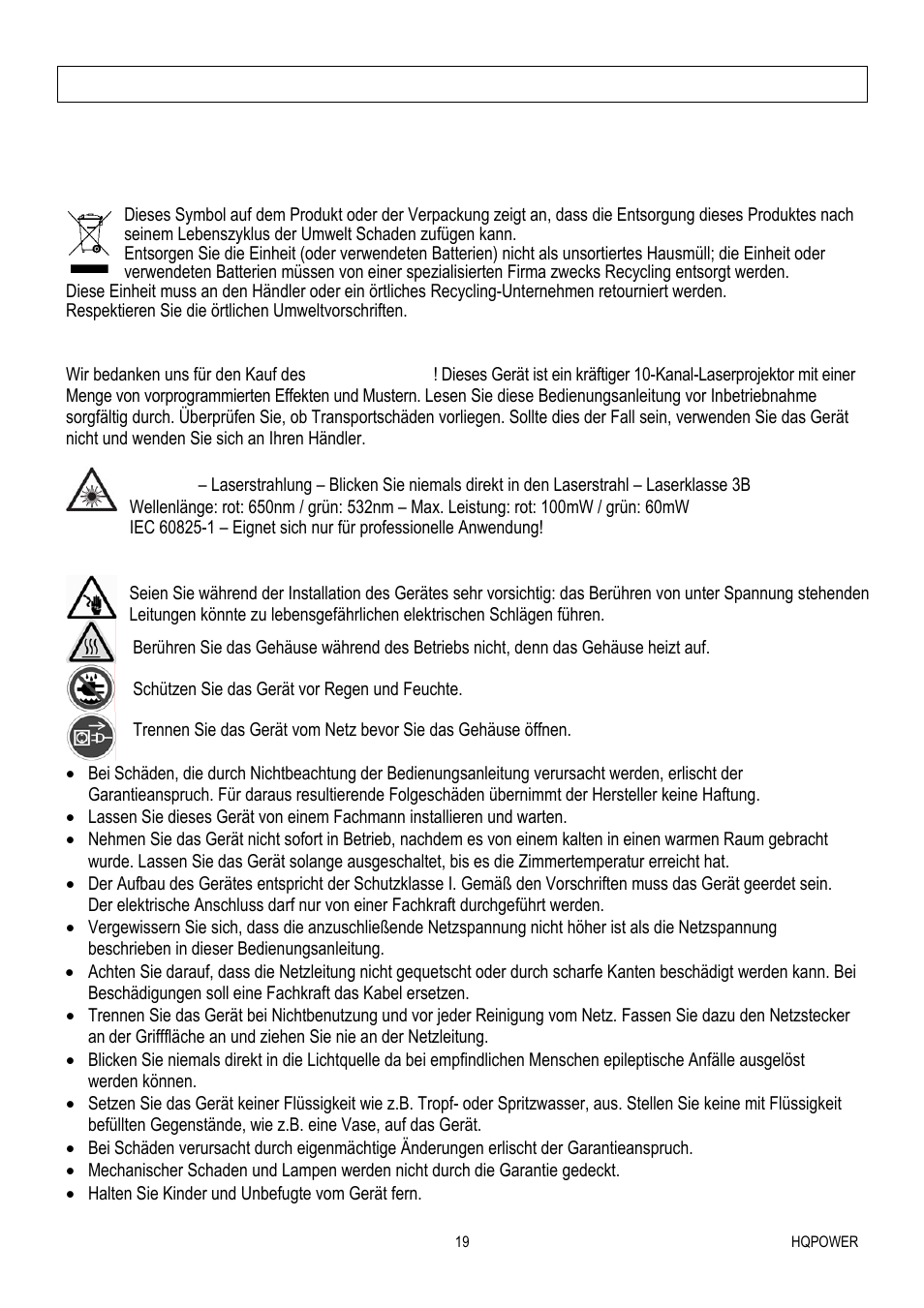 Velleman VDP1601RGLD10 User Manual | Page 19 / 25
