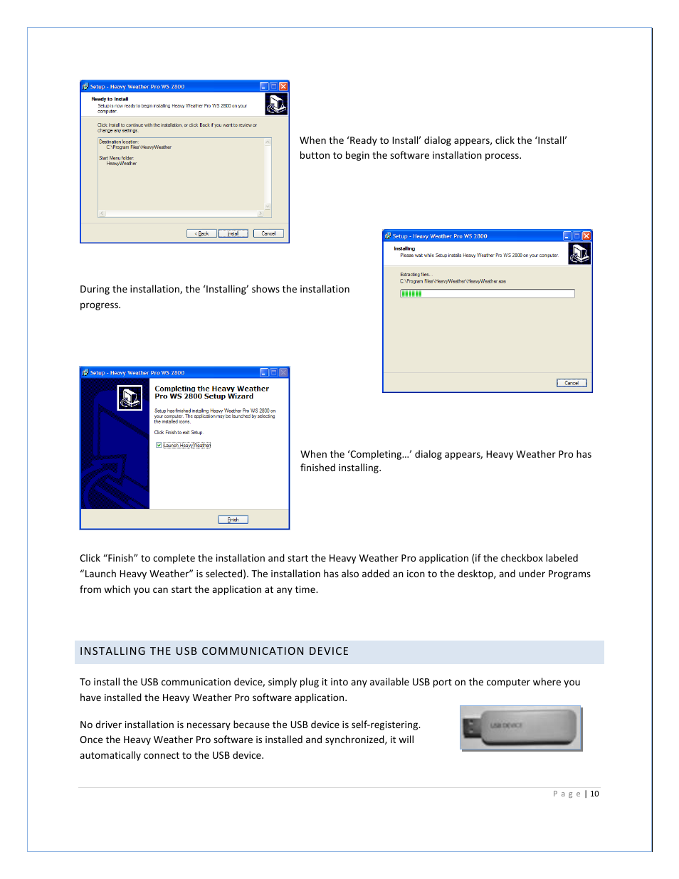 Velleman WS2800 Software User’s Guide User Manual | Page 10 / 40