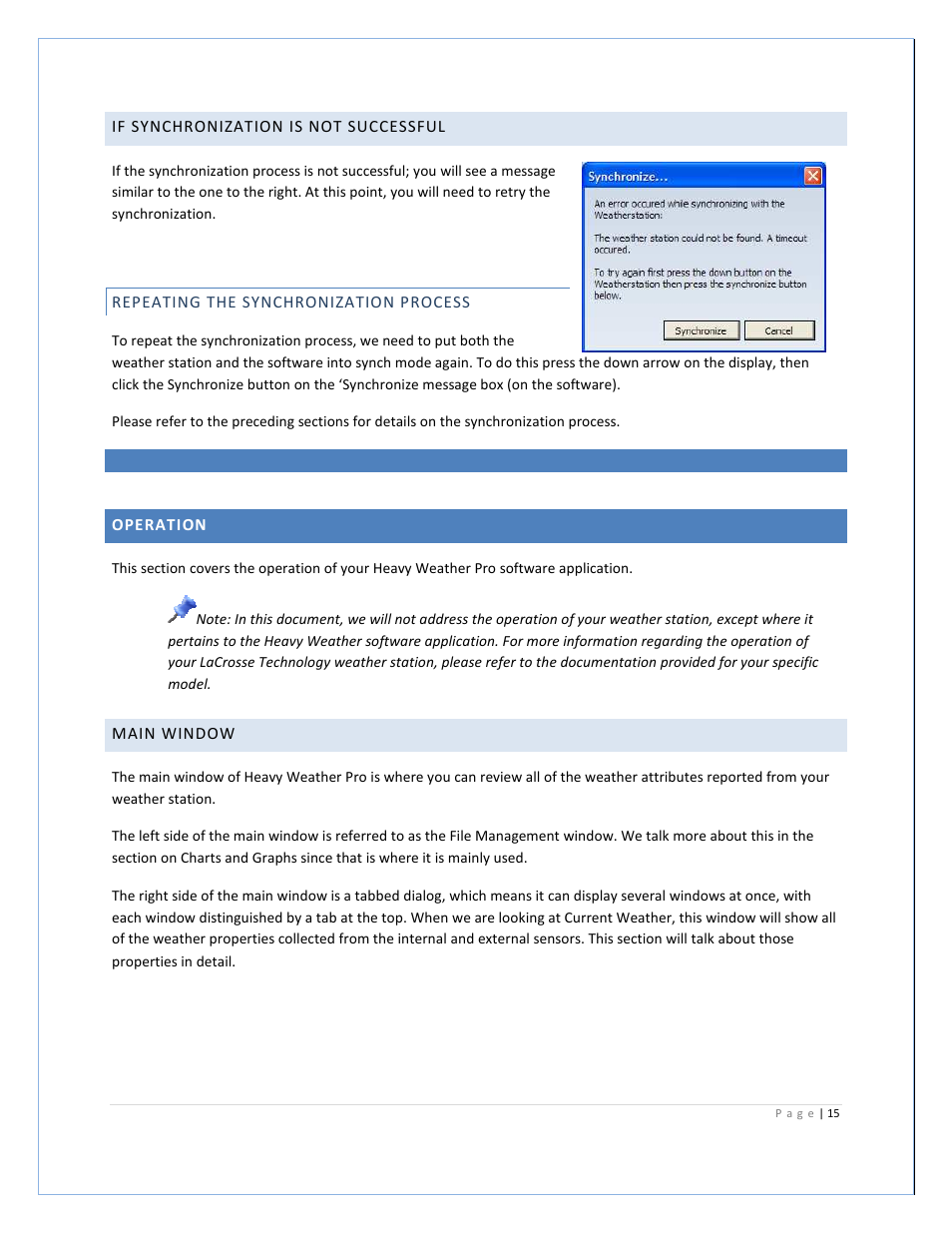 Velleman WS2800 Software User’s Guide User Manual | Page 15 / 40
