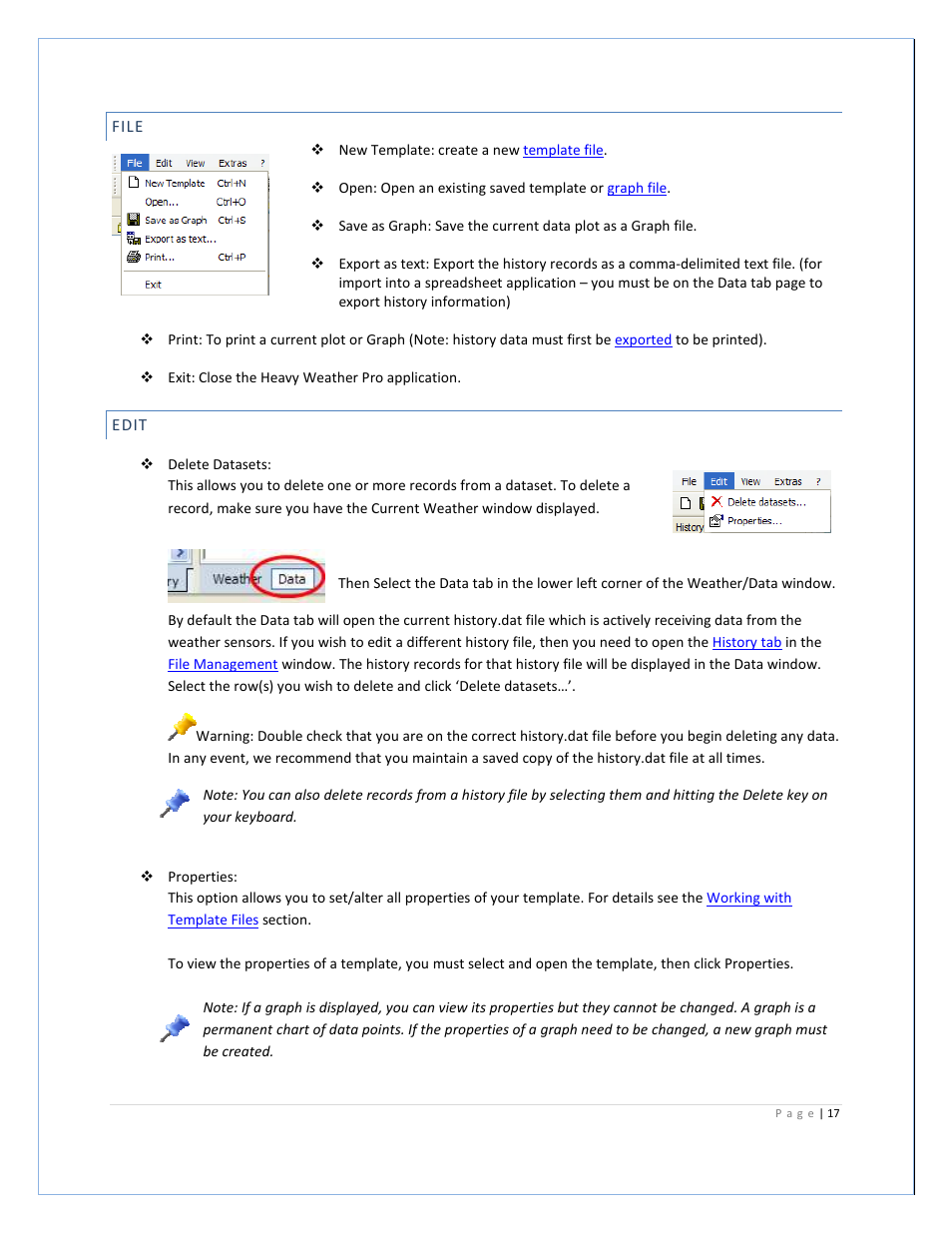 Velleman WS2800 Software User’s Guide User Manual | Page 17 / 40