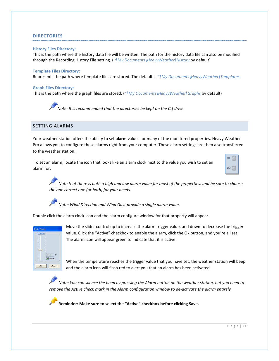 Velleman WS2800 Software User’s Guide User Manual | Page 21 / 40