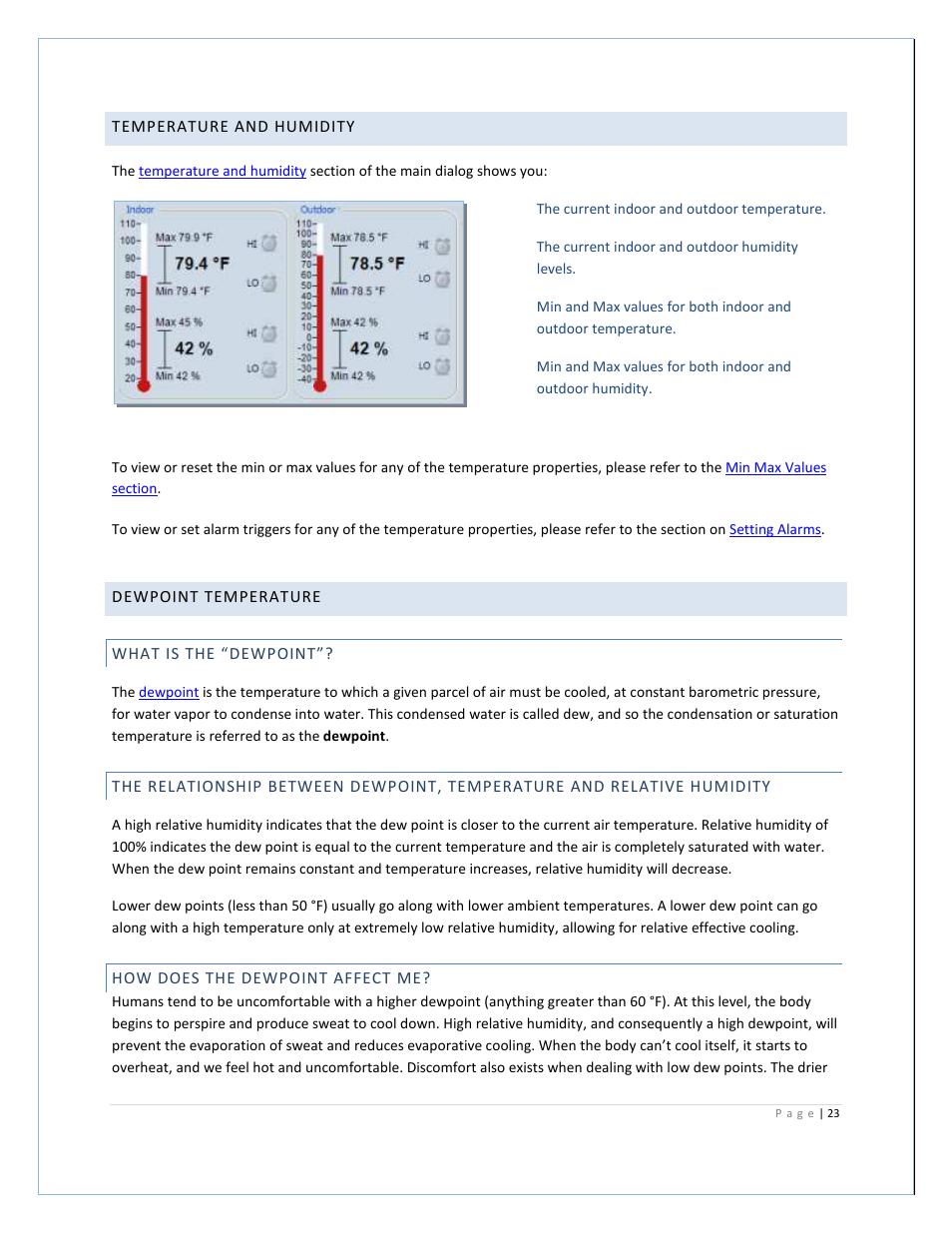 Velleman WS2800 Software User’s Guide User Manual | Page 23 / 40