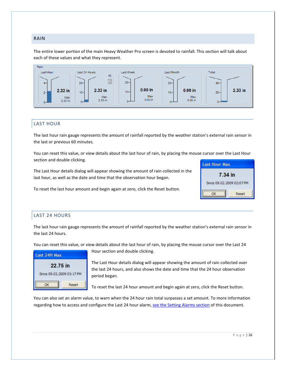 Velleman WS2800 Software User’s Guide User Manual | Page 26 / 40