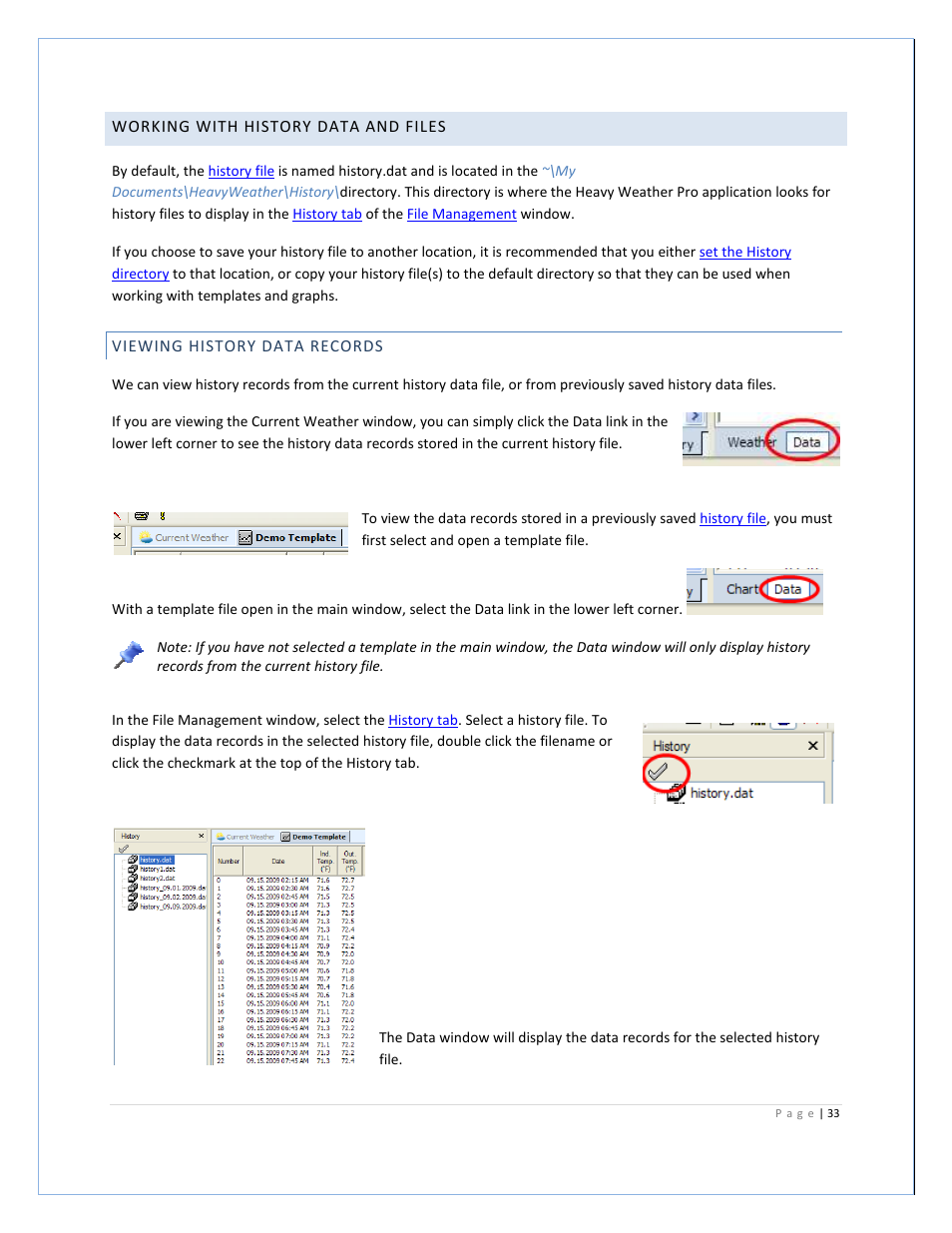 Velleman WS2800 Software User’s Guide User Manual | Page 33 / 40