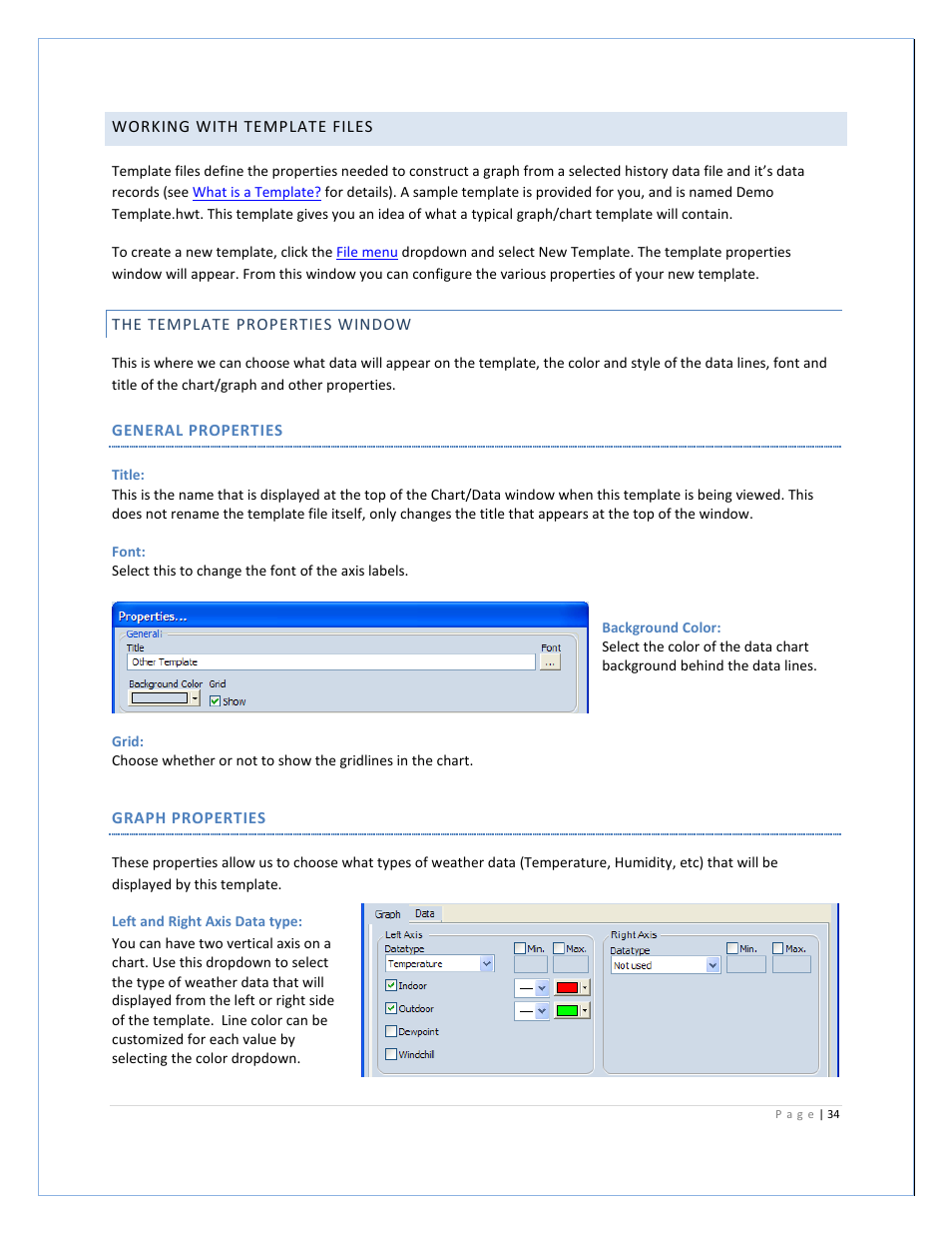 Velleman WS2800 Software User’s Guide User Manual | Page 34 / 40