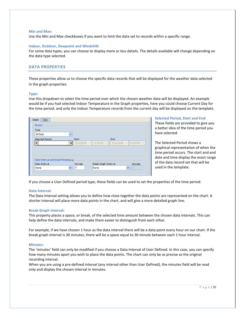 Velleman WS2800 Software User’s Guide User Manual | Page 35 / 40