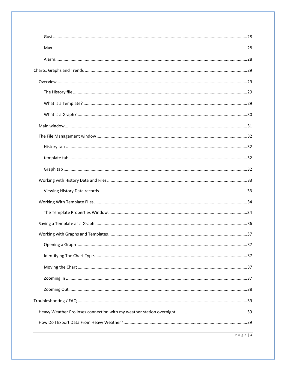 Velleman WS2800 Software User’s Guide User Manual | Page 4 / 40