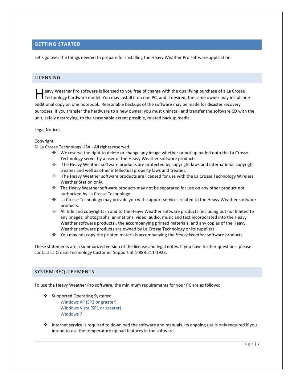 Velleman WS2800 Software User’s Guide User Manual | Page 7 / 40