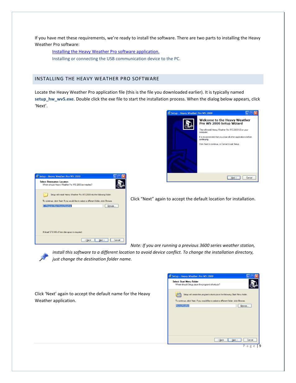 Velleman WS2800 Software User’s Guide User Manual | Page 9 / 40