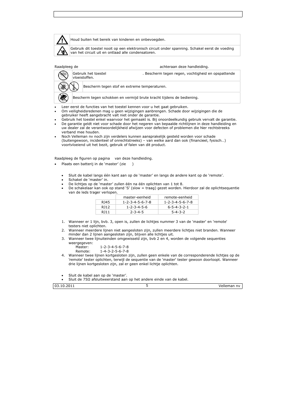 Velleman VTMUS3 User Manual | Page 5 / 13