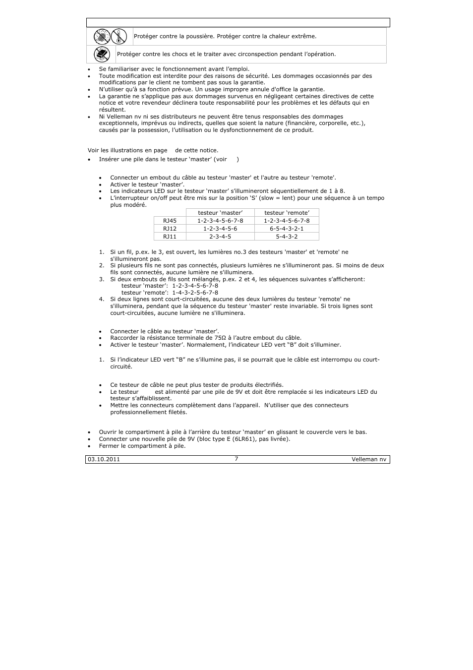 Velleman VTMUS3 User Manual | Page 7 / 13