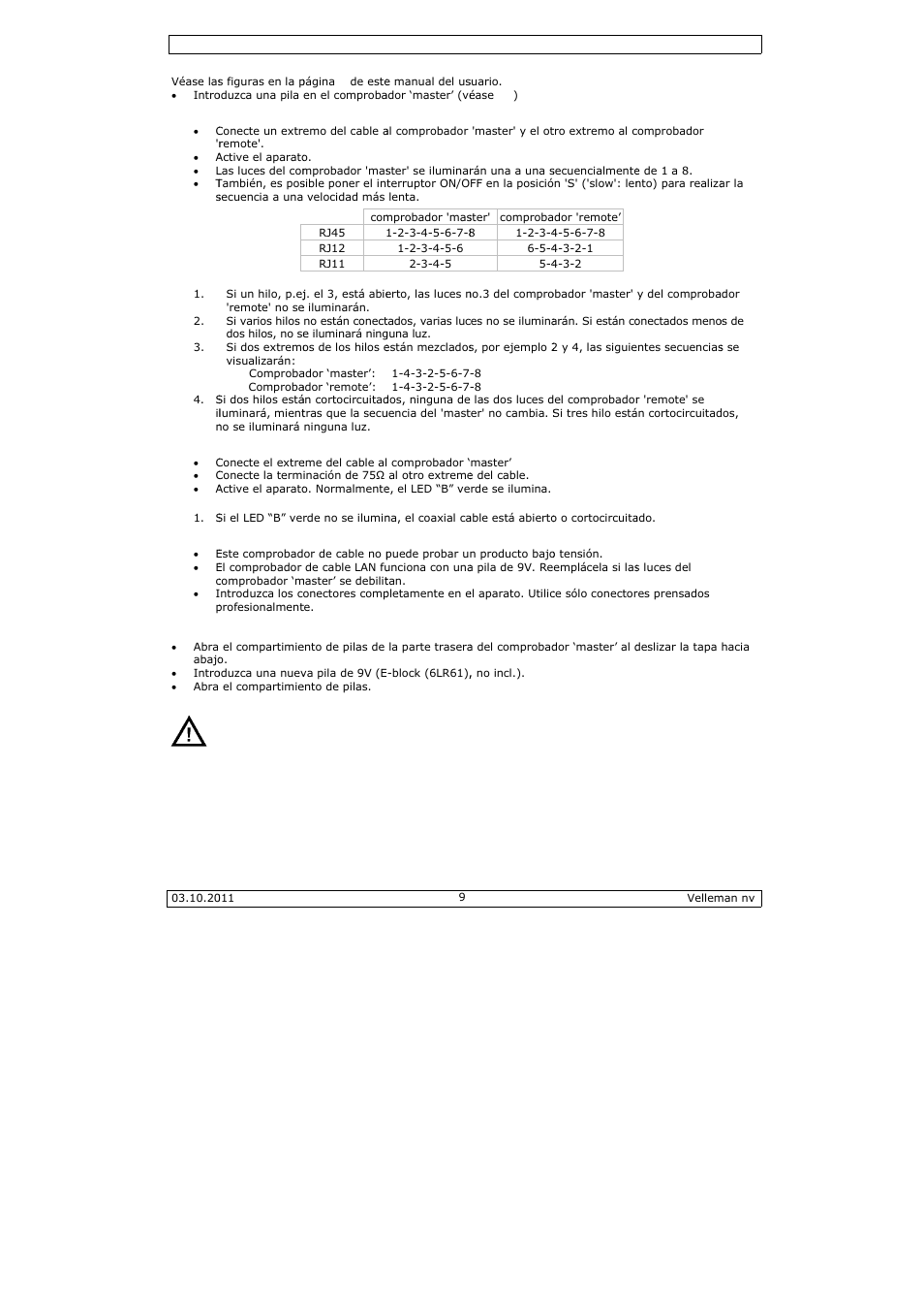 Velleman VTMUS3 User Manual | Page 9 / 13