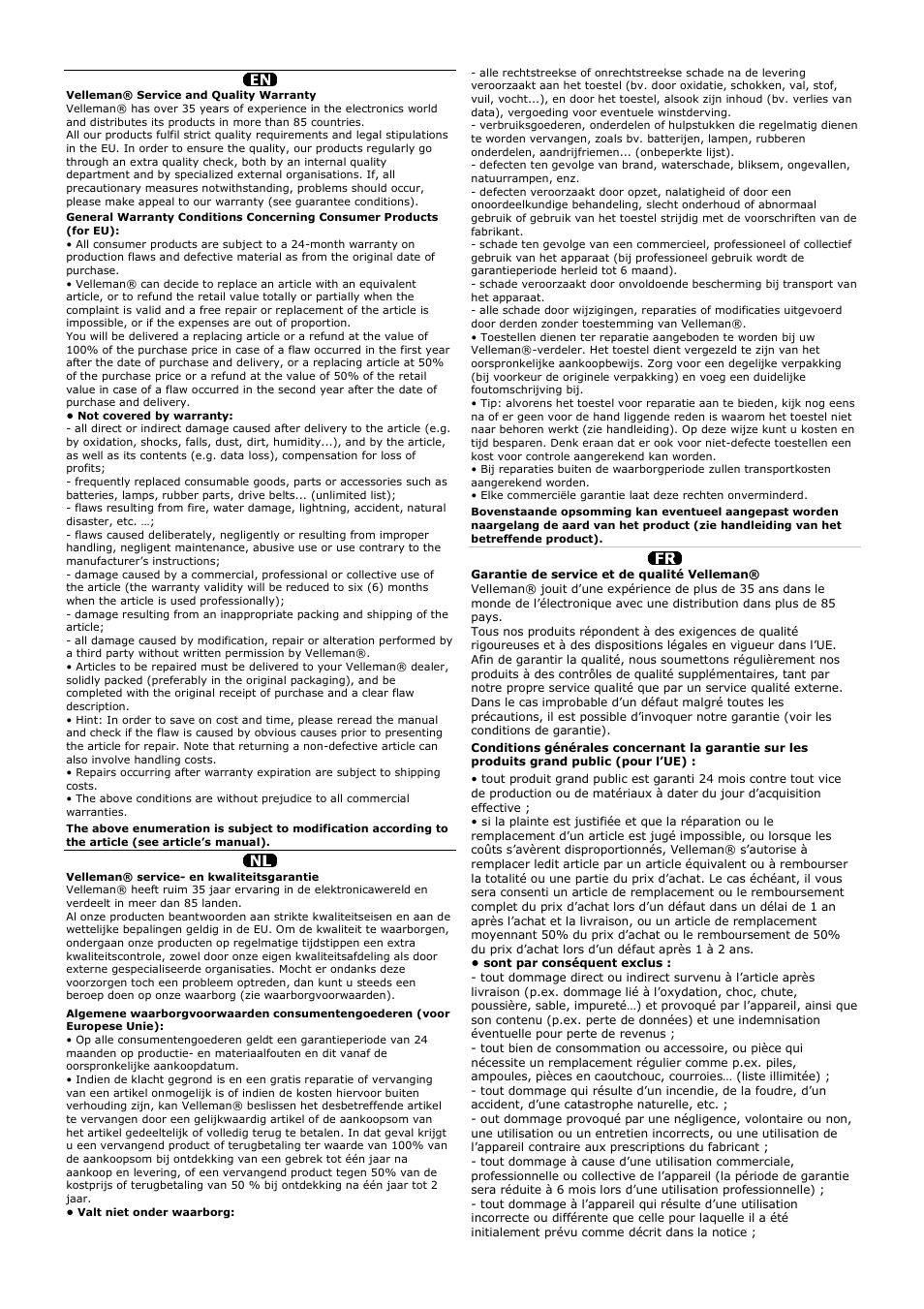 Velleman VDPLP64B2 User Manual | Page 25 / 26