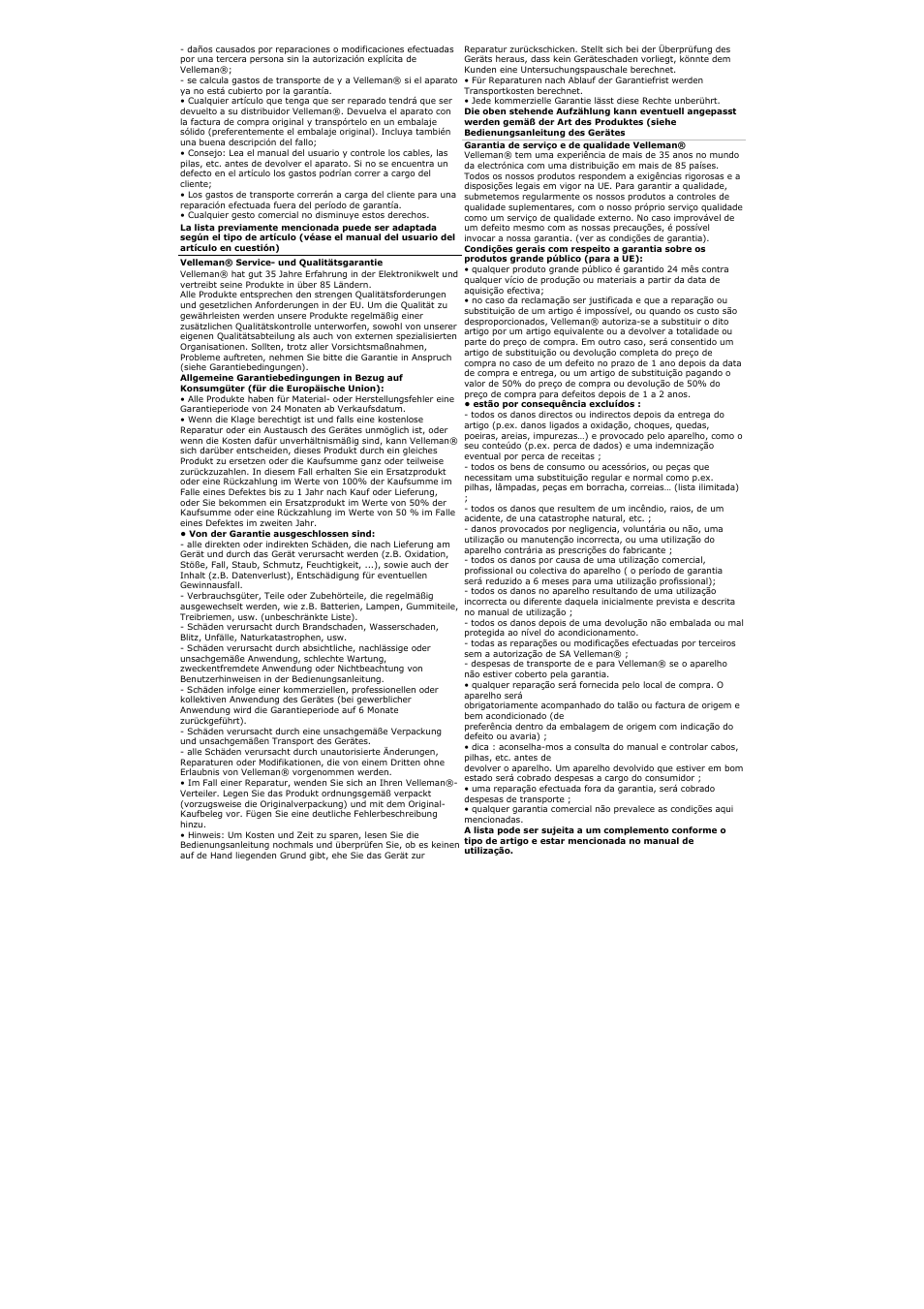 Velleman WB020 User Manual | Page 18 / 18