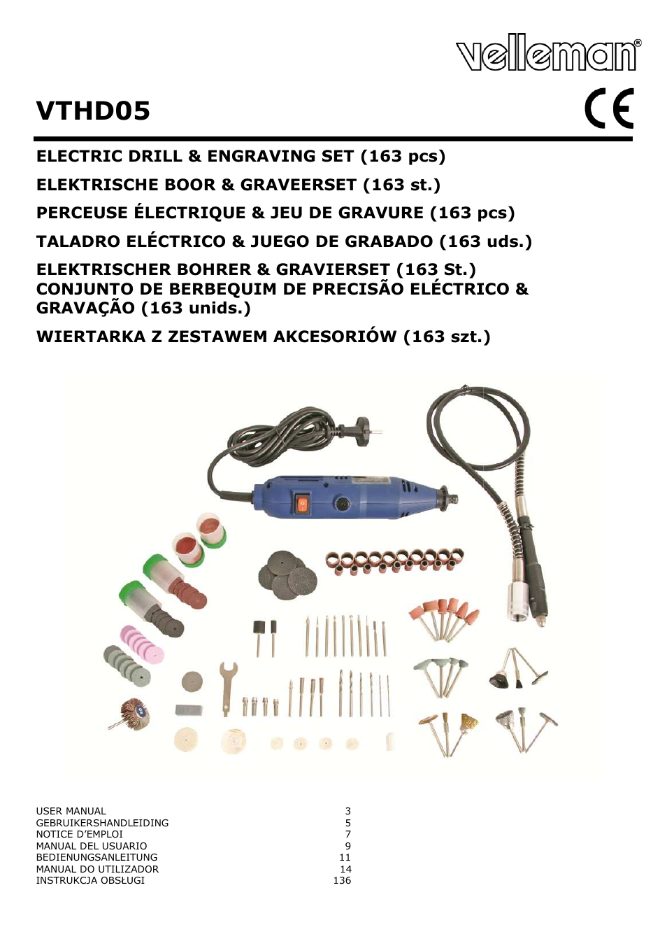 Velleman VTHD05 User Manual | 18 pages