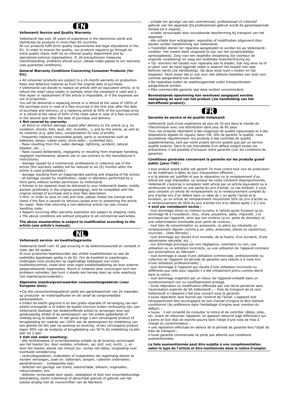 Velleman VTHD05 User Manual | Page 17 / 18
