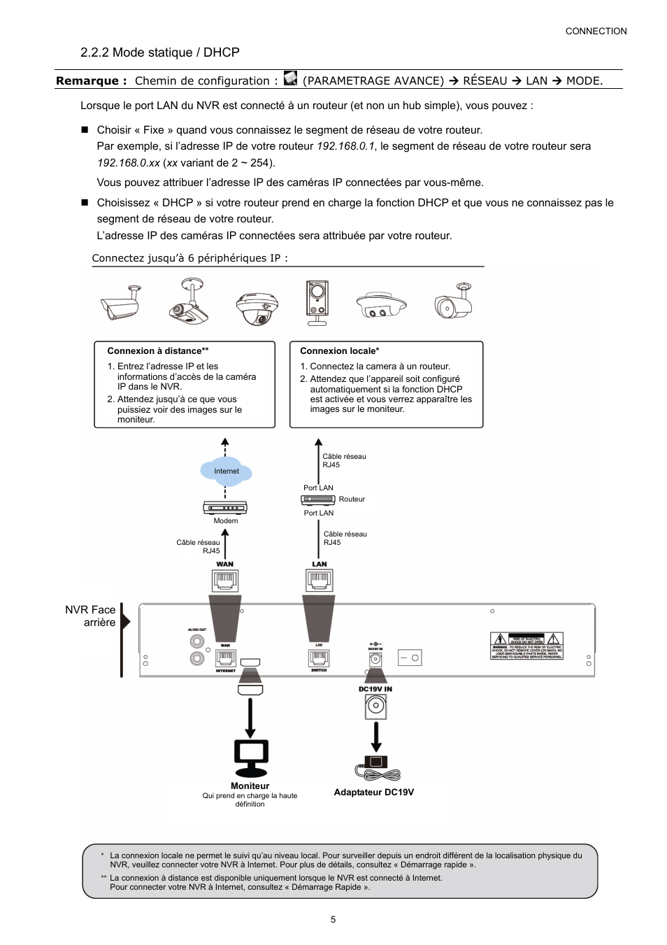 2 mode statique / dhcp | Velleman NVR2 User Manual | Page 167 / 314