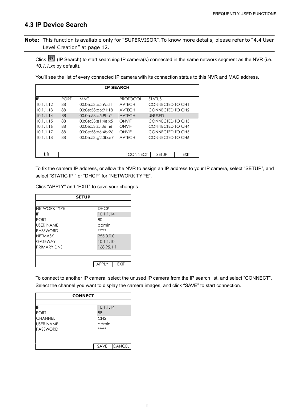 3 ip device search | Velleman NVR2 User Manual | Page 17 / 314