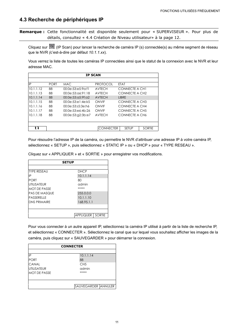 3 recherche de périphériques ip | Velleman NVR2 User Manual | Page 173 / 314