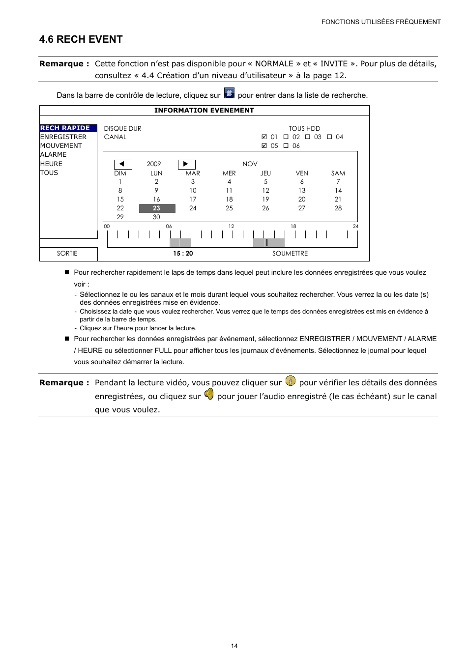6 rech event | Velleman NVR2 User Manual | Page 176 / 314