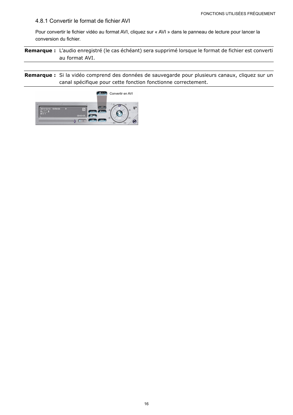 1 convertir le format de fichier avi | Velleman NVR2 User Manual | Page 178 / 314