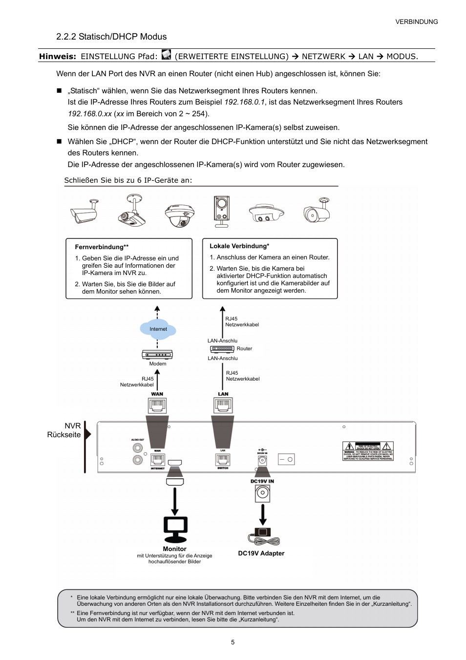 2 statisch/dhcp modus | Velleman NVR2 User Manual | Page 220 / 314