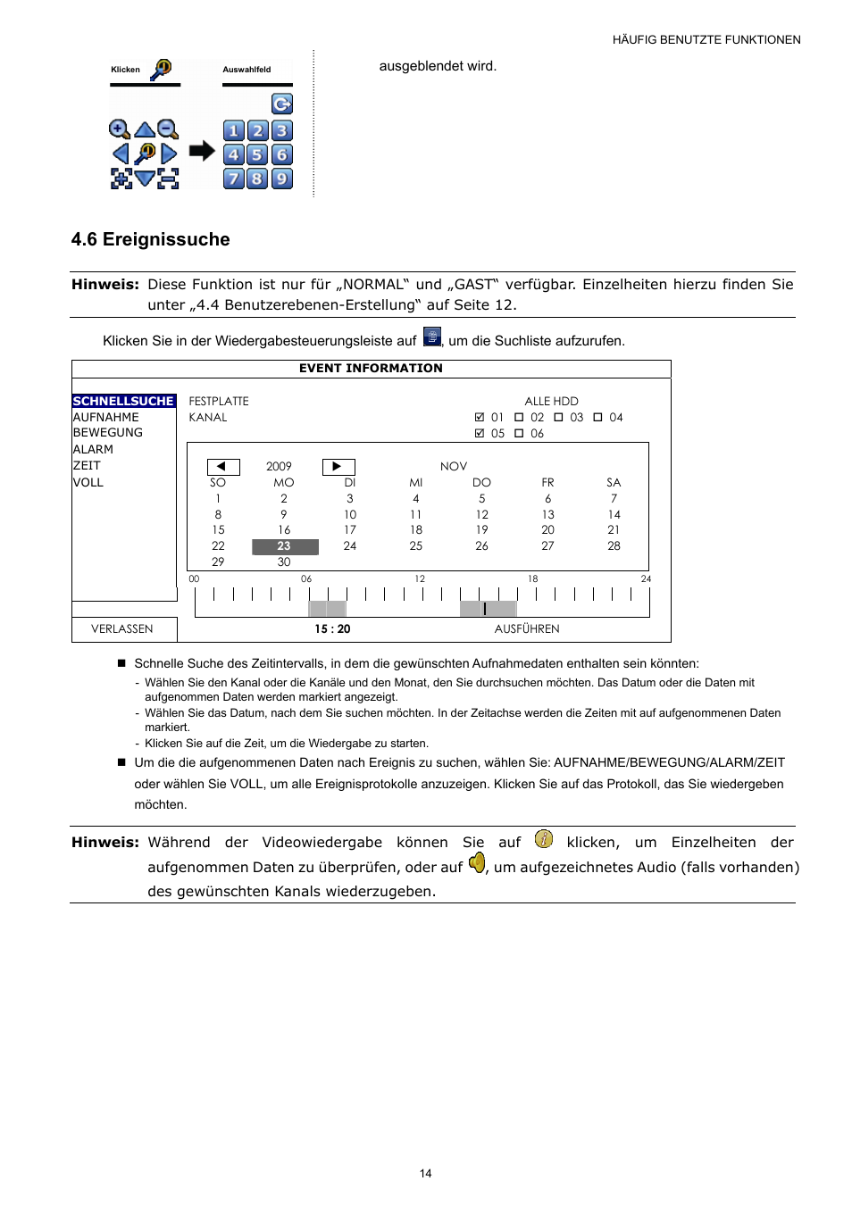 6 ereignissuche | Velleman NVR2 User Manual | Page 229 / 314