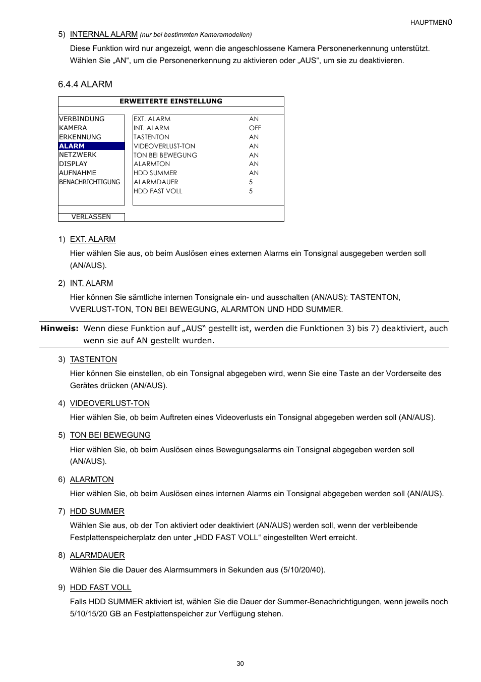 4 alarm | Velleman NVR2 User Manual | Page 245 / 314
