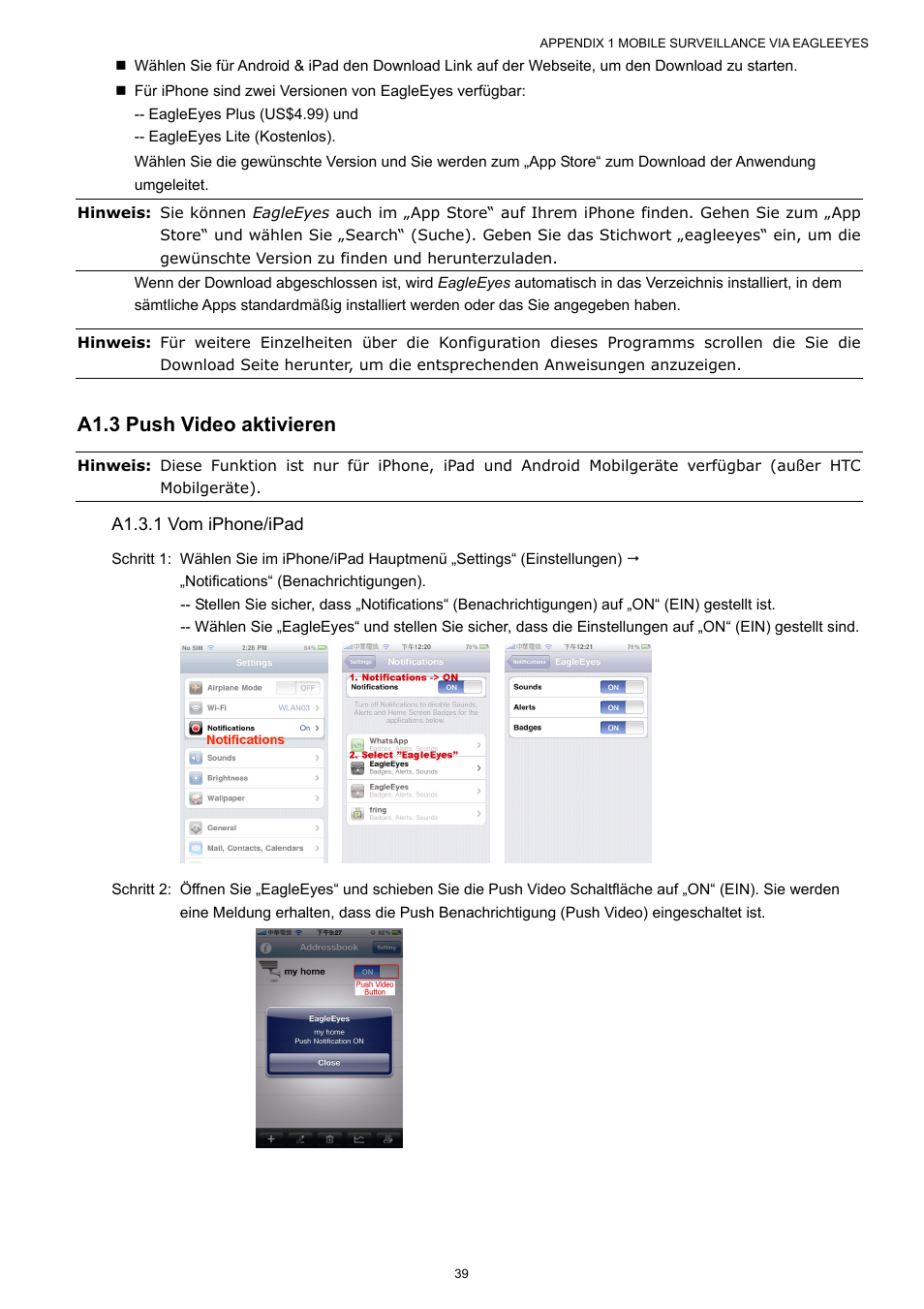A1.3 push video aktivieren | Velleman NVR2 User Manual | Page 254 / 314