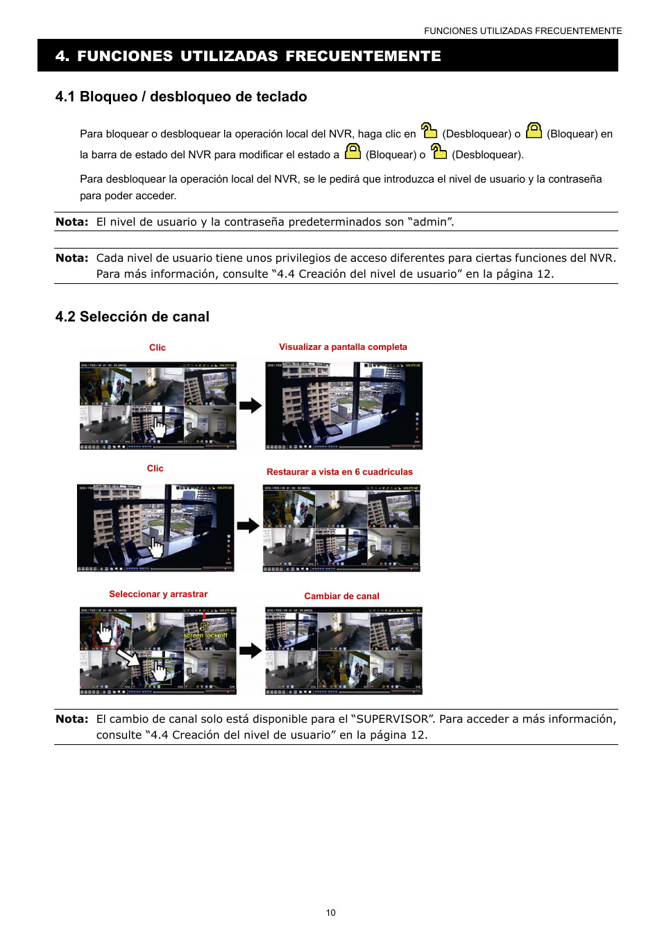 2 selección de canal | Velleman NVR2 User Manual | Page 277 / 314