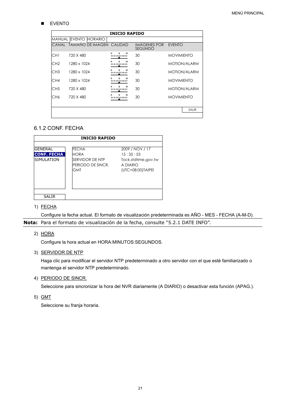 2 conf. fecha | Velleman NVR2 User Manual | Page 288 / 314