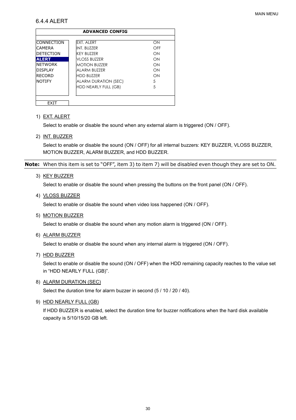 4 alert | Velleman NVR2 User Manual | Page 36 / 314